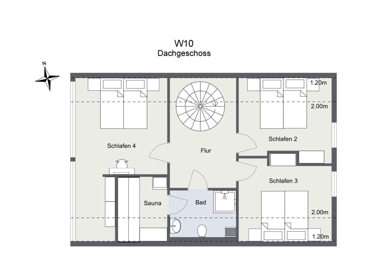 Ferienhaus Wiesengefluester W10 - Mit Sauna, Kamin Und Garten Röbel Zewnętrze zdjęcie
